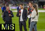 07.09.2025, Fussball WM-Qualifikation Europa 2025/26, 6.Spieltag,  Deutschland - Nordirland, im Rhein-Energie-Stadion Kln, RTL-Expertenrunde am Spielfeldrand mit dem Trainer Julian Nagelsmann (Deutschland), v.li: Lothar Matthus, Edin Terzic, Trainer Julian Nagelsmann (Deutschland), Moderatorin Laura Wontorra.