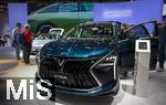 10.09.2025, Messe Mnchen IAA Mobility 2025 in Mnchen im Messegelnde Riem. Forthing ist eine chinesische Automarke der Dongfeng Motor Group, die eine Reihe von SUVs und Vans anbietet. Im Portfolio sind moderne Elektrofahrzeuge und Plug-in-Hybride mit Fokus auf ein gutes Preis-Leistungs-Verhltnis, fortschrittliche Fahrerassistenzsysteme und ein stilvolles Design beinhaltet. Hier der U-Tour SUV