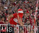 13.09.2025, Fussball Bundesliga 2025/2026, 3.Spieltag, FC Bayern Mnchen - Hamburger SV in der Allianz-Arena Mnchen,  Vermummter Bayern Fan


