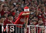 13.09.2025, Fussball Bundesliga 2025/2026, 3.Spieltag, FC Bayern Mnchen - Hamburger SV in der Allianz-Arena Mnchen,  Vermummter Bayern Fan


