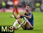 13.09.2025, Fussball Bundesliga 2025/2026, 3.Spieltag, FC Bayern Mnchen - Hamburger SV in der Allianz-Arena Mnchen,  Fabio Vieira (Hamburger SV) unzufrieden


