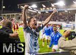 14.09.2025, Fussball 3. Liga 2025/2026, 5.Spieltag, TSV 1860 Mnchen - TSV Havelse, im Stadion an der Grnwalder Strasse Mnchen, Schlussjubel Thore Jacobsen (TSV 1860 Mnchen) 