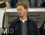 10.10.2025, Fussball WM-Qualifikation Europa 2025/26, 7.Spieltag,  Deutschland - Luxemburg, in der PreZero-Arena (Sinsheim). National-Trainer Julian Nagelsmann (Deutschland) nachdenklich 