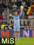 10.10.2025, Fussball WM-Qualifikation Europa 2025/26, 7.Spieltag,  Deutschland - Luxemburg, in der PreZero-Arena (Sinsheim). Torwart Oliver Baumann (Deutschland) gibt Anweisungen.