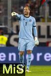 10.10.2025, Fussball WM-Qualifikation Europa 2025/26, 7.Spieltag,  Deutschland - Luxemburg, in der PreZero-Arena (Sinsheim). Torwart Oliver Baumann (Deutschland) gibt Anweisungen.
