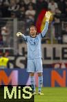 10.10.2025, Fussball WM-Qualifikation Europa 2025/26, 7.Spieltag,  Deutschland - Luxemburg, in der PreZero-Arena (Sinsheim). Torwart Oliver Baumann (Deutschland) gibt Anweisungen.
