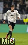 10.10.2025, Fussball WM-Qualifikation Europa 2025/26, 7.Spieltag,  Deutschland - Luxemburg, in der PreZero-Arena (Sinsheim). Leon Goretzka (Deutschland) am Ball 