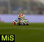 10.10.2025, Fussball WM-Qualifikation Europa 2025/26, 7.Spieltag,  Deutschland - Luxemburg, in der PreZero-Arena (Sinsheim). Spielball der WM 2026, TRIONDA von Adidas. 
