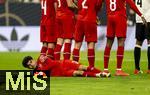 10.10.2025, Fussball WM-Qualifikation Europa 2025/26, 7.Spieltag,  Deutschland - Luxemburg, in der PreZero-Arena (Sinsheim). Aiman Dardari (Luxemburg) liegt der Mauer zu Fen, beim Freistoss