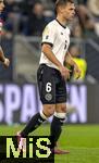 10.10.2025, Fussball WM-Qualifikation Europa 2025/26, 7.Spieltag,  Deutschland - Luxemburg, in der PreZero-Arena (Sinsheim). Joshua Kimmich (Deutschland) mit zerissener und geflickter Hose.