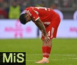 18.10.2025, Fussball Bundesliga 2025/2026, 7.Spieltag, FC Bayern Mnchen - Borussia Dortmund, in der Allianz-Arena Mnchen,  Luis Diaz (FC Bayern Mnchen) hat alles gegeben.



