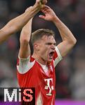 18.10.2025, Fussball Bundesliga 2025/2026, 7.Spieltag, FC Bayern Mnchen - Borussia Dortmund, in der Allianz-Arena Mnchen,  Joshua Kimmich (FC Bayern Mnchen) jubelt.


