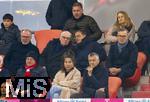 18.10.2025, Fussball Bundesliga 2025/2026, 7.Spieltag, FC Bayern Mnchen - Borussia Dortmund, in der Allianz-Arena Mnchen, Vereinsfhrung FC Bayern, Ex-Vorstandsvorsitzender Karl-Heinz Rummenigge (FC Bayern Mnchen), Ehren-Prsident Uli Hoene (FC Bayern Mnchen, Hoeness), Sportvorstand Max Eberl (Bayern Mnchen), Vorstandsvorsitzender Jan-Christian Dreesen (FC Bayern Mnchen), Prsident Herbert Hainer (FC Bayern).