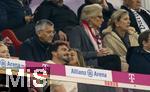 18.10.2025, Fussball Bundesliga 2025/2026, 7.Spieltag, FC Bayern Mnchen - Borussia Dortmund, in der Allianz-Arena Mnchen, VIP-Tribne mit Mats Hummels und Freundin Nicola Cavanis in der ersten Reihe.