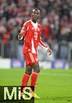 22.10.2025,  Fussball UEFA Championsleague 2025/2026: Vorrunde 3.Spieltag, FC Bayern Mnchen - Club Brgge, in der Allianz-Arena Mnchen. Nicolas Jackson (FC Bayern Mnchen) jubelt 
  

