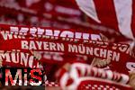 22.10.2025,  Fussball UEFA Championsleague 2025/2026: Vorrunde 3.Spieltag, FC Bayern München - Club Brügge, in der Allianz-Arena München. Bayernfans schwenken ihre Schals