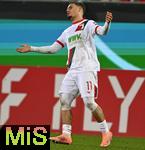 28.10.2025, Fussball DFB-Pokal 2025/2026, 2.Runde, FC Augsburg - VfL Bochum, in der WWK-Arena Augsburg.
 Ismael Gharbi (FC Augsburg) ist unzufrieden.