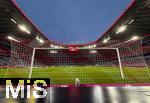 01.11.2025, Fussball Bundesliga 2025/2026, 9.Spieltag, FC Bayern Mnchen - Bayer Leverkusen, in der Allianz-Arena Mnchen, Das Tornetz vor dem Spiel.


