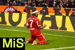 01.11.2025, Fussball Bundesliga 2025/2026, 9.Spieltag, FC Bayern Mnchen - Bayer Leverkusen, in der Allianz-Arena Mnchen, Torjubel Serge Gnabry (FC Bayern Mnchen), 