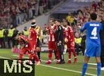01.11.2025, Fussball Bundesliga 2025/2026, 9.Spieltag, FC Bayern Mnchen - Bayer Leverkusen, in der Allianz-Arena Mnchen, Auswechslung hochdekorierter Spieler des FCB, v.li: Luis Diaz (FC Bayern Mnchen), Serge Gnabry (FC Bayern Mnchen), Harry Kane (FC Bayern Mnchen), Michael Olise (FC Bayern Mnchen) 