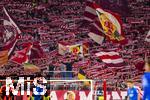 01.11.2025, Fussball Bundesliga 2025/2026, 9.Spieltag, FC Bayern Mnchen - Bayer Leverkusen, in der Allianz-Arena Mnchen, Bayernfans schwenken ihre Schals
