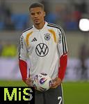 14.11.2025, Fussball WM-Qualifikation Europa 2025/26, 9.Spieltag,  Luxemburg - Deutschland, im Stade de Luxembourg (Croix de Gasperich, Luxemburg), Malick Thiaw (Deutschland) beim Aufwrmen.