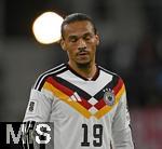 14.11.2025, Fussball WM-Qualifikation Europa 2025/26, 9.Spieltag,  Luxemburg - Deutschland, im Stade de Luxembourg (Croix de Gasperich, Luxemburg), Leroy Sane (Deutschland) nachdenklich