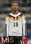 14.11.2025, Fussball WM-Qualifikation Europa 2025/26, 9.Spieltag,  Luxemburg - Deutschland, im Stade de Luxembourg (Croix de Gasperich, Luxemburg), Leroy Sane (Deutschland) nachdenklich.