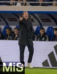 14.11.2025, Fussball WM-Qualifikation Europa 2025/26, 9.Spieltag,  Luxemburg - Deutschland, im Stade de Luxembourg (Croix de Gasperich, Luxemburg), Trainer Julian Nagelsmann (Deutschland) in Rage 