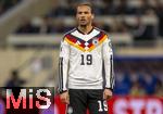 14.11.2025, Fussball WM-Qualifikation Europa 2025/26, 9.Spieltag,  Luxemburg - Deutschland, im Stade de Luxembourg (Croix de Gasperich, Luxemburg), Leroy Sane (Deutschland) nachdenklich 