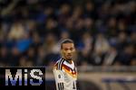 14.11.2025, Fussball WM-Qualifikation Europa 2025/26, 9.Spieltag,  Luxemburg - Deutschland, im Stade de Luxembourg (Croix de Gasperich, Luxemburg), Leroy Sane (Deutschland) nachdenklich 