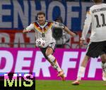 14.11.2025, Fussball WM-Qualifikation Europa 2025/26, 9.Spieltag,  Luxemburg - Deutschland, im Stade de Luxembourg (Croix de Gasperich, Luxemburg), Leon Goretzka (Deutschland) am Ball 