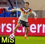 14.11.2025, Fussball WM-Qualifikation Europa 2025/26, 9.Spieltag,  Luxemburg - Deutschland, im Stade de Luxembourg (Croix de Gasperich, Luxemburg), Florian Wirtz (Deutschland) am Ball 