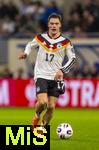 14.11.2025, Fussball WM-Qualifikation Europa 2025/26, 9.Spieltag,  Luxemburg - Deutschland, im Stade de Luxembourg (Croix de Gasperich, Luxemburg), Florian Wirtz (Deutschland) am Ball 