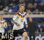 14.11.2025, Fussball WM-Qualifikation Europa 2025/26, 9.Spieltag,  Luxemburg - Deutschland, im Stade de Luxembourg (Croix de Gasperich, Luxemburg), Nick Woltemade (Deutschland) in Aktion.