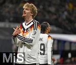 17.11.2025, Fussball WM-Qualifikation Europa 2025/26, 10.Spieltag,  Deutschland - Slowakei, in der Red-Bull-Arena Leipzig (Deutschland). Nick Woltemade (Deutschland) jubelt.