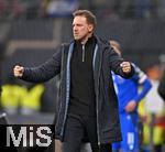 17.11.2025, Fussball WM-Qualifikation Europa 2025/26, 10.Spieltag,  Deutschland - Slowakei, in der Red-Bull-Arena Leipzig (Deutschland). National-Trainer Julian Nagelsmann (Deutschland) jubelt.
