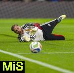 17.11.2025, Fussball WM-Qualifikation Europa 2025/26, 10.Spieltag,  Deutschland - Slowakei, in der Red-Bull-Arena Leipzig (Deutschland). Torwart Oliver Baumann (Deutschland) beim Aufwrmen.  