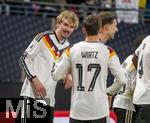 17.11.2025, Fussball WM-Qualifikation Europa 2025/26, 10.Spieltag,  Deutschland - Slowakei, in der Red-Bull-Arena Leipzig (Deutschland). Torjubel Nick Woltemade (Deutschland) 