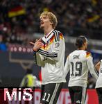 17.11.2025, Fussball WM-Qualifikation Europa 2025/26, 10.Spieltag,  Deutschland - Slowakei, in der Red-Bull-Arena Leipzig (Deutschland). Torjubel Nick Woltemade (Deutschland) 