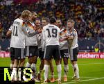 17.11.2025, Fussball WM-Qualifikation Europa 2025/26, 10.Spieltag,  Deutschland - Slowakei, in der Red-Bull-Arena Leipzig (Deutschland). Torjubel v.li: Nick Woltemade (Deutschland), Jonathan Tah (Deutschland), David Raum (Deutschland), Florian Wirtz (Deutschland), Leroy Sane (Deutschland), Serge Gnabry (Deutschland), Josua Kimmich (Deutschland) 