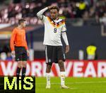 17.11.2025, Fussball WM-Qualifikation Europa 2025/26, 10.Spieltag,  Deutschland - Slowakei, in der Red-Bull-Arena Leipzig (Deutschland). Assan Ouedraogo (Deutschland) 
