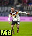 17.11.2025, Fussball WM-Qualifikation Europa 2025/26, 10.Spieltag,  Deutschland - Slowakei, in der Red-Bull-Arena Leipzig (Deutschland). David Raum (Deutschland) 