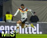 17.11.2025, Fussball WM-Qualifikation Europa 2025/26, 10.Spieltag,  Deutschland - Slowakei, in der Red-Bull-Arena Leipzig (Deutschland). Leroy Sane (Deutschland) am Ball 