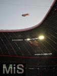 22.11.2025, Fussball Bundesliga 2025/2026, 11.Spieltag, FC Bayern Mnchen - SC Freiburg, in der Allianz-Arena Mnchen,  Zeppelin fliegt ber der Allianz Arema


