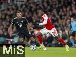 26.11.2025,  Fussball UEFA Championsleague 2025/2026: Vorrunde 5.Spieltag, FC Arsenal - FC Bayern M�nchen, im Emirates-Stadion London (England), Eberechi Eze (FC Arsenal) am Ball 