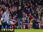 26.11.2025,  Fussball UEFA Championsleague 2025/2026: Vorrunde 5.Spieltag, FC Arsenal - FC Bayern M�nchen, im Emirates-Stadion London (England), Trainer Mikel Arteta (FC Arsenal) in Rage   