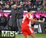 29.11.2025, Fussball Bundesliga 2025/2026, 12.Spieltag, FC Bayern Mnchen - FC St. Pauli, in der Allianz-Arena Mnchen,  Trainer Alexander Blessin (re, FC St. Pauli) und sein Co-Trainer Peter Nemeth (FC St.Pauli).


