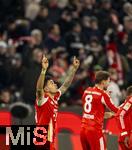 29.11.2025, Fussball Bundesliga 2025/2026, 12.Spieltag, FC Bayern M�nchen - FC St. Pauli, in der Allianz-Arena M�nchen, Luis Diaz (FC Bayern M�nchen) Torjubel 