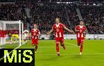 06.12.2025, Fussball Bundesliga 2025/2026, 13.Spieltag, VfB Stuttgart - FC Bayern M�nchen, in der MHP-Arena Stuttgart, Torjubel Harry Kane (FC Bayern M�nchen), Joshua Kimmich (FC Bayern M�nchen), Luis Diaz (FC Bayern M�nchen) 